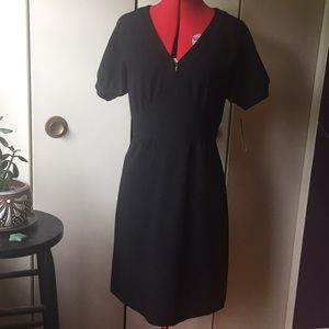 Harve Benard Black Dress Short Sleeve Dress